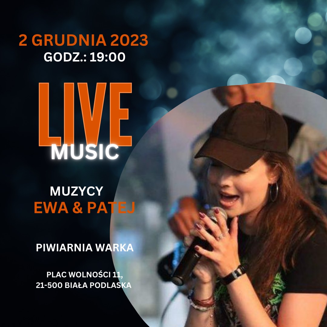 Live Music – EWA & PATEJ – 2.12.2023 19:00